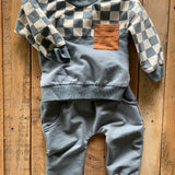 Blue Checkered Set