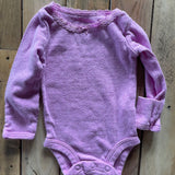 Lavender Long Sleeve Onesie | newborn | Carter's