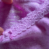Lavender Long Sleeve Onesie | newborn | Carter's