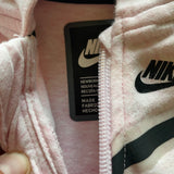 Pink Zip Up Pajama with Hoodie| newborn | Nike