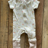 Floral Zip Up Romper | newborn | Cloud Island