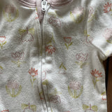 Floral Zip Up Romper | newborn | Cloud Island