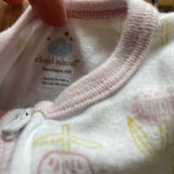 Floral Zip Up Romper | newborn | Cloud Island