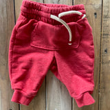 Red Jogger Pants | newborn | Okie Dokie
