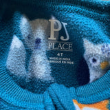 Animal Fleece Zip Up Pajama | 4T | The Children's Place