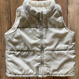 Silver Puffy Vest | 3T