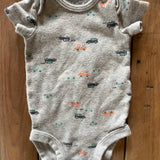 Gray Little Cars Onesie | newborn | Carter's