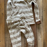Brown Stripe Set | 3T | Burt's Bees