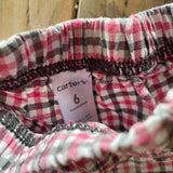 Plaid Gingham Shorts | 3-6 mo | Carter's