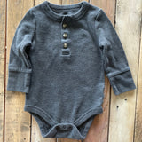 Gray Long Sleeve Onesie | 3-6 mo | Cat & Jack