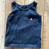 Navy Blue Bear Tank Top | 2T | Baby Gap