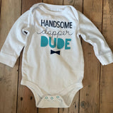 Handsome Dapper Dude Onesie| 3-6 mo | Cat & Jack