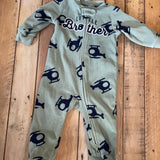 Little Brother Zip Up Pajama | 3-6 mo | Carter's