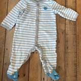 Little Monster Button Up Pajama | 3-6 mo | Carter's