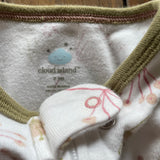 Delicate Flowers Zip Up Pajama | Cloud Island