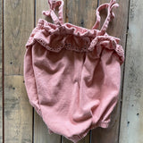 Pink Ruffle Tank Top Romper | Modern Moments