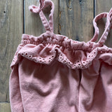 Pink Ruffle Tank Top Romper | Modern Moments
