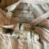 Floral Long Sleeve Onesie | 0-3 mo | Posh Peanut