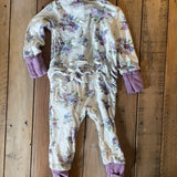 Lavender Zip Up Pajama | 0-3 mo | Angel Dear