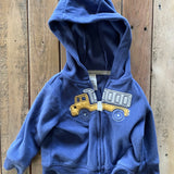 Fleece Trucks Zip Up Sweater | Carter's