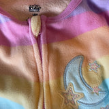 Fleece Rainbow  Zip Up Pajama | 12-18 mo | Kids HQ