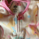 Fleece Unicorn  Zip Up Pajama | 12-18 mo | Kids HQ