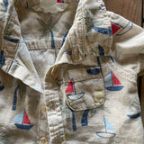 Come Sail Away Button Up Vacay Shirt | iBaby