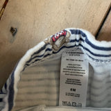 Monkey Stripe Footie Pants | 3-6 mo
