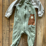 Little Bear Zip Up Pajama | Gerber