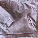 Purple Flowers Sweat Set | 9-12 mo | Nicole Miller