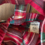 Plaid Red Dress | 3-6 mo | Carter's