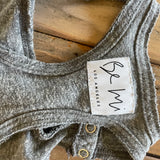 Be Mi Grey Romper | Be Mi
