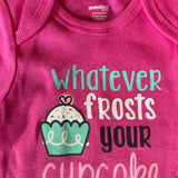 Pink Cupcake Onesie | 3-6 mo