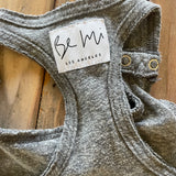 Be Mi Grey Romper | Be Mi