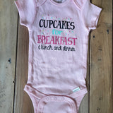 Cupcake Onesie | 3-6 mo