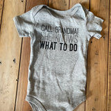 Call Grandma Onesie | 3-6 mo | Okie Dokie