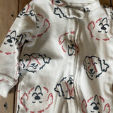 Puppy Dog Zip Up Pajama | 3-6 mo | Carter's