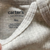 Grey Ribbed Short Sleeve Onesie | Carter's