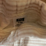 Beige Striped Sweatpants | 3-6 mo | HB