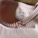 Pink Ribbon Long Sleeve Onesie | 3-6 mo | Carter's