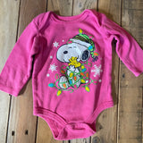 Snoopy Holiday Onesie | 3-6 mo | Peanuts