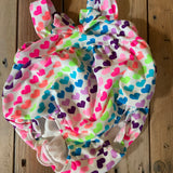 Colorful Hearts Swimsuit | 3-6 mo