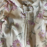 Daisy Zip Up Pajama | 3-6 mo | Carter's