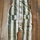 Green Striped Romper | 3-6 mo | Cat & Jack