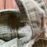 Green Muslin Overall | 0-3 mo | Cat & Jack