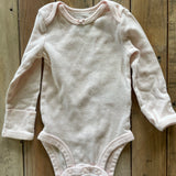 Pink Pointelle Hearts Onesie | 0-3 mo | Carter's
