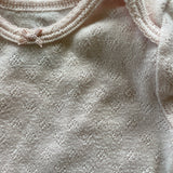 Pink Pointelle Hearts Onesie | 0-3 mo | Carter's
