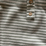 Green and White Striped Pants | Grayson Mini