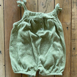 Green Polka Dot Romper | newborn | Carter's