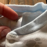 Paw Print Snap Up Pajama | Baby Gear